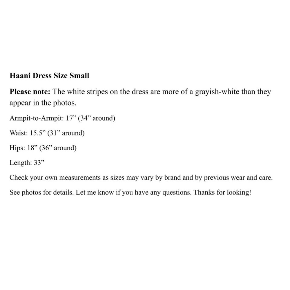 Haani Womens Black White Geometric Optical Illusion Keyhole Shift Dress Small - Picture 5 of 9